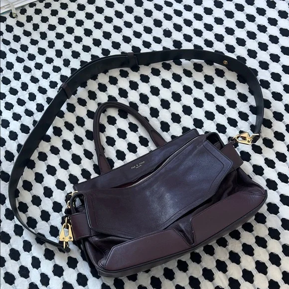 Rag & Bone Pilot Crossbody Bag in Bordeaux - Picture 3 of 16